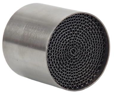 MNEVZX Endrohre dschalldämpfer Vorne Mitte Ende Auspuff Katalysator DB Killer Schallwand Motorrad Auto Ca Schalldämpfer Noise Sound Eliminator(42mm)