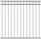 vidaxl Grey Steel Garden/Outdoor Fence Panel - 1.7x1.5m - Powder-Coated - Easy Assembly