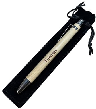 Ashton and Finch Taurus Zodiac Pen – Astrology Star Sign Ballpoint – Horoscope Gift for Taurus