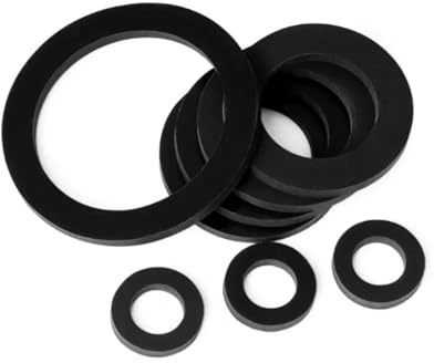 Rondelle Plate Noire 2-42 Mm, Joint Plat En Caoutchouc, Torique, Amortisseur De Chocs For Robinet, Tuyau D'arrosage(8x12x2mm-20pcs)
