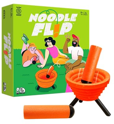 Big Potato Noodle Flip – Outdoor Action Game for BBQs & Parties, 2+ | No-sweat gameplay, perfect for festivals, garden parties & BBQs, fun for kids & adults, ages 8+, 2+ players