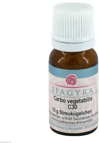 CARBO VEGETABILIS C 30 Globuli 10 g