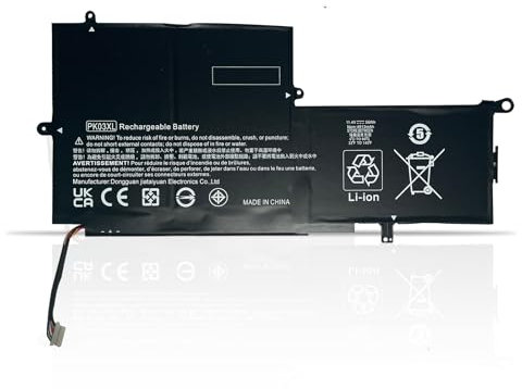 PK03XL HSTNN-DB6S TPN-Q157 789116-005 788237-2C1 Sostituzione della batteria del laptop per HP Spectre Pro X360 G1 G2 Spectre 13-4000 13-4100 13-4200 13-4000nf 13-4006tu 13-4103dx Series(11.4V 56Wh)