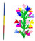 ZQION Apparition de la Canne Canne en Voie de Disparition pour fleurir des Tours de Magie pour Les magiciens Close Up Les Accessoires de la Magie La Baguette Magique Classique Jouets