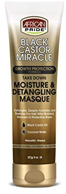 African Pride Black Castor Miracle Moisture & Detangling Masque 227g
