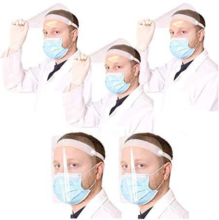 LOVETRENDS Protective Visor Anti Droplet Dust-Proof Protect Transparent Covering Visor Shield (5)