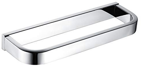 Celbon SUS304 Stainless Steel Towel Rail Silver Wall Mounted Bathroom Towel Ring Towel Holder Bar Rack for Toilet and Bathroom