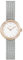 Breil Uhr Damen Wish Watches Ziffernblatt Weiss Bewegung NUR Zeit Quartz e MESH Stahl Silber TW1871
