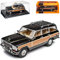 Jeep Grand Wagoneer 4WD Schwarz 1963-1993 1/43 IXO Modell Auto mit individiuellem Wunschkennzeichen