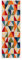 Carpeto Rugs Abstraktes In- & Outdoor Läufer Wetterfest für Balkon, Terasse - Balkon Teppich Wasserfest - Outdoorteppich Wetterfest - Aussenteppich Terrasse Groß - Mehrfarbig Bunt 1-80 x 200 cm