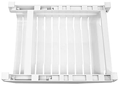 MISOYE Storage Rack,Fridge Ziplock Bag Organizer rack For Fridge Kitchen Fridge Shelf Holder Clip Sliding Rail Tray With 10 Freezer Bags normal
