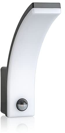 SEBSON LED Außenleuchte mit Bewegungsmelder IP65, Außenlampe anthrazit 20W 1550lm kaltweiß 6000K - Wandleuchte Sensor 9m / 140° - Lampe Außen 230V