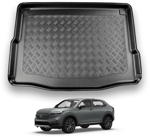 NOMAD Boot Liner for Honda HR-V (2021+) (e:HEV) Tailored Protector | Waterproof Tray Raised Edges Accessory Boot Mat Easy Install Pet Friendly All-Weather Custom Fit Trunk Mat Cargo Floor Liner