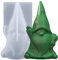 Silikonform Wichtel Zum Gießen, Silikonformen Für Beton Gießen Weihnachten, 3d Kerzenform Weihnachten, Diy Deko Nikolaus Gnome Zwerg Kerzen Formen Silikon Advent Duftkerzen Gießform Selber Machen (A)