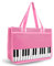 BestSounds Piano Bag, Zipper Waterproof Music Book Tote Bag Piano Accessories for Women, Gifts for Musicians (Pink)