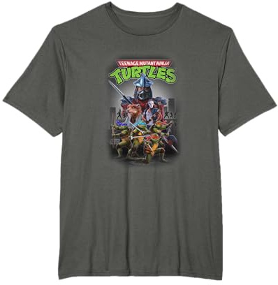 Teenage Mutant Ninja Turtles Heroes & Villains NY Group Shot T-Shirt