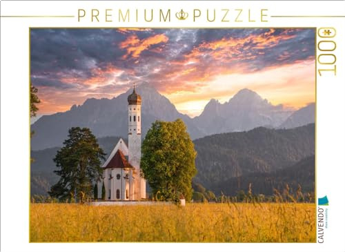 CALVENDO Puzzle St. Coloman Kirche in Füssen | 1000 Teile Lege-Größe 64 x 48 cm Foto-Puzzle für glückliche Stunden