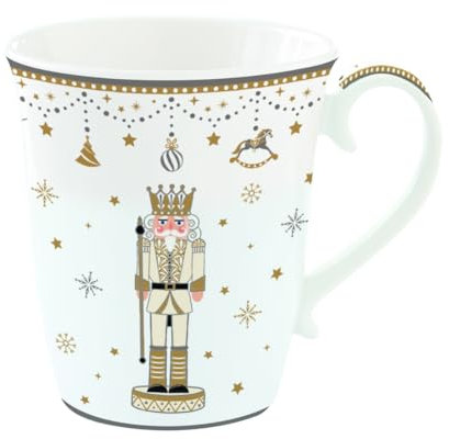 EasyLife RNUT1101 - Royal Nussknacker, Becher aus Porzellan, -275 ml-