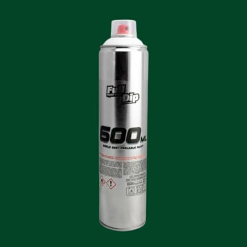 AutoFullCar Full Dip Sprühfarbe, Mattschwarz, Vinyl, 600 ml (Militärgrün)