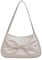 Damen-Umhängetasche, einfarbig, Schleife, Persönlichkeit, einfache Achselhöhle, quadratische Tasche Sporthose Mit Taschen Herren (White, One Size)
