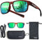 Eye Am Sportbrille für Damen & Herren – Sonnenbrille für Sport, Laufen, MTB & Outdoor Modell: QOOL Times Lifestyle (F11DM-YGR)