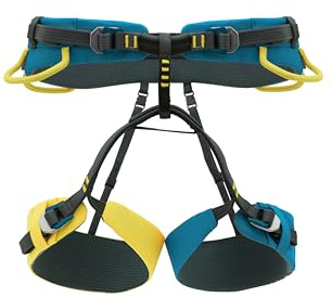 Kong. Lario 4 Imbrago per Arrampicata e Vie Ferrate. Regolabile con 4 Fibbie. Imbragatura per Alpinismo Leggera. 4 Anelli Porta Materiali. CE EN12277. Unisex: Adulto