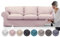 comfortly Ektorp 3-Sitzer-Sofa Ersatzbezug - Strapazierfähiger Schonbezug, Haustier- und Schmutzabweisend, Langlebiges Nano-Tech-Gewebe, Leicht zu Reinigen und zu Ersetzen (Flamingo-Farbe)