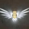 Salyeeluly Bald Eagle Wall Light | Animal LED Wall Night Light | Owl Wall Light | Creative Carving Animal Led Light | Battery Operated Animal Night Lights for Bedroom, Living Room, Hallway, Kitchen