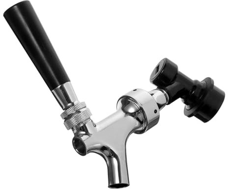 PRETYZOOM 2St Bierzapfhahn Craft-Bier-Zapfhahn Bierzapfanlage Bierzapfhähne Zapfen Homebrew-Kit Reinigungsset für Bierleitungen Spender Bierhahn Wasserhahn Zapfhahn für Bierfässer Edelstahl