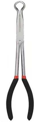 kosingna 11'' Extra Long Reach Spark Plug Pliers with Ring Head, 280 MM Long Nose Pliers Car Spark Plug Wire Removal Pliers