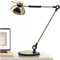 OTUS Schreibtischlampe LED Dimmbar mit Gestensteuerung | Retro Schreibtisch Lampe 3 Farbmodi, 12 Helligkeitsstufen & Flexarm aus Metall | LED Tischlampe & Arbeitsleuchte für Büro Home Lesen - Messing