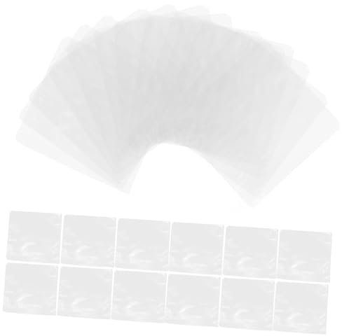 PLAFOPE 200 Stück 6x6 Zoll Schrumpffolienbeutel Aus Schrumpffolie Für Seife Badebomben Verpackung Hitzeempfindlich Transparent Schutzbeutel Für Selbstgemacht Bastelarbeiten