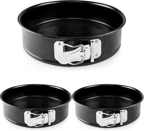 IBILI 820110 Moule à Manqué Démontable Moka Acier 10 cm (Lot de 3)