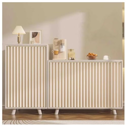 XYUERU Staubdichter Vorhang zum Schieben im Akkordeon-Stil für Türen, Waschmaschine und Offenes Regal ohne Bohren für Küche (140x100cm)