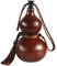 Bouteille de gourde traditionnelle gourde de bois contenant une bouteille d'eau à eau à la main propose un jeu rôle artisanal pour la consommation quotidienne d'alcool, les activités plein air