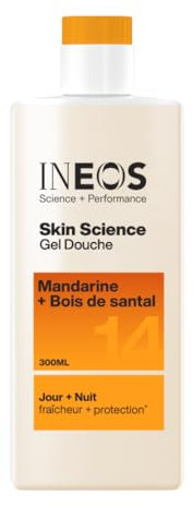 INEOS Gel Douche Skin Science Mandarine + Bois De Santal 300ml