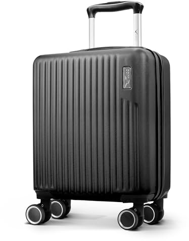 LUGG 15inch Vacay Suitcase ABS Luggage, Aluminium Trolley Handle, 360° Spinner Wheels, Water-Resistant & Durable Material - Airline Compatible (45 x 20 x 33cm)