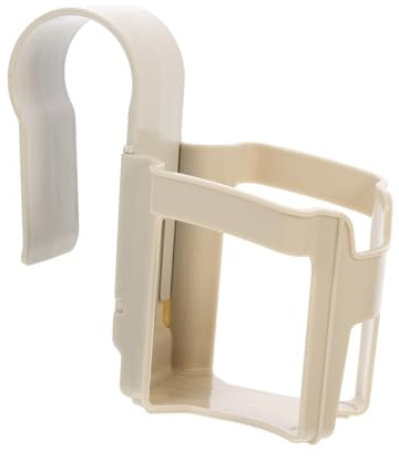 PartyKindom Porte-gobelet à Crochet pour Piscine Extérieure, Support Boissons Gris, Compatible Bouteilles Et Canettes, Installation sans Outil pour Accessoires Piscine Patio Jardin