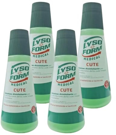 Disinfettante Liquido Medical Cute 250 ml, Disinfettante Ferite antibatterico non Aggressivo Presidio Medico Chirurgico 250 ml (Confezione da 4) Offerta IMI SHOP