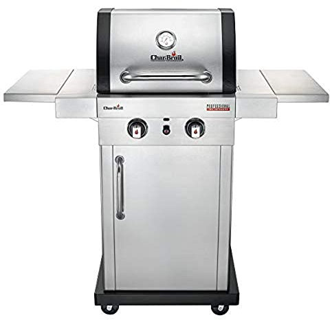 Char-Broil Gas BBQ Professional 2200 S - 2-burner Barbecue with TRU-Infrared Technology - Ideal for Outdoor Cooking, Garden, Balcony and Patio, Stainless Steel Finish