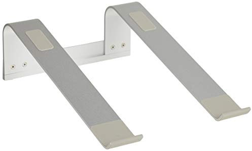 iQunix Support ventilé en Aluminium pour Ordinateur Portable - Support Ergonomique pour Tous Les Ordinateurs Portables - Argenté