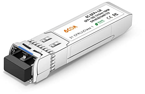 6COMGIGA 10G SFP+ Transceiver, 10GBase-LR LC Single-Mode-Modul für Cisco SFP-10G-LR und andere offene Switches, 1310 nm, 10 km
