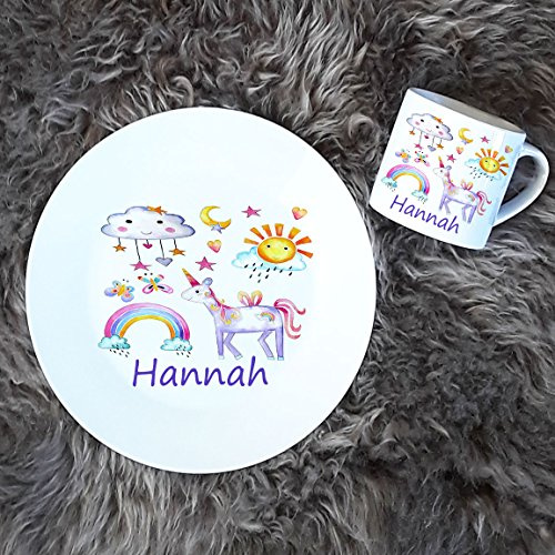 Personalised Dinner Set. Christening Gift, Baby Keepsake Gift, 1st Birthday, Tableware, Children's Dinner Set, Toddler Plate and Cup