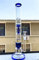 RORA Glass Bong Tree Dome and Bird Collar Percolator Glass Pipe Bongs 18.8mm Bowl Waterpipe 16 Tall (Blue)