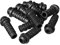 uxcell PVC-Schutzschlauch zur Zugentlastung für Kofferraum, quadratisch #15 10pcs schwarz