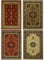 Teppich Kurzflor Wohnzimmer Hochwertig Traditionell Für alle Zimmer. (Burgund Orient Bcf, 200 cm x 300 cm)