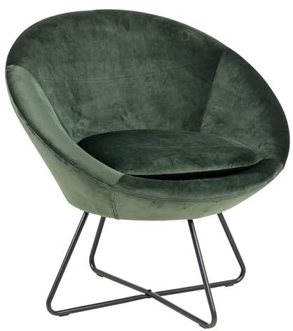 AC Design Furniture Colin Sessel, waldgrün, Stoff, B: 82 x H: 79 x T: 72,5 cm, 1 Stück, 78549