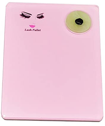 oshhni Pierre de Jade de Panneau de Palette de Base D'extension de Faux Cils Acrylique 2 En 1