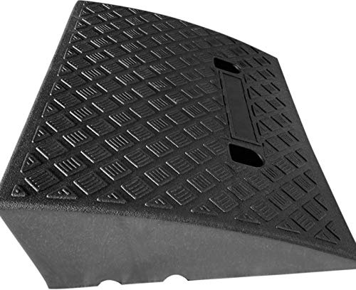 monshop Kerb Ramps - Plastic Threshold Ramps, Portable Lightweight Door Ramp Outside For Wheelchairs, 50x40x17cm