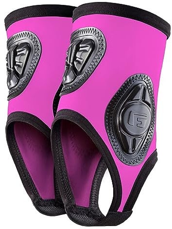 G-Form Pro-X Knöchelschützer - Fußball-Trainingsausrüstung und Fahrradzubehör - Neon Pink, Erwachsene Large/X-Large